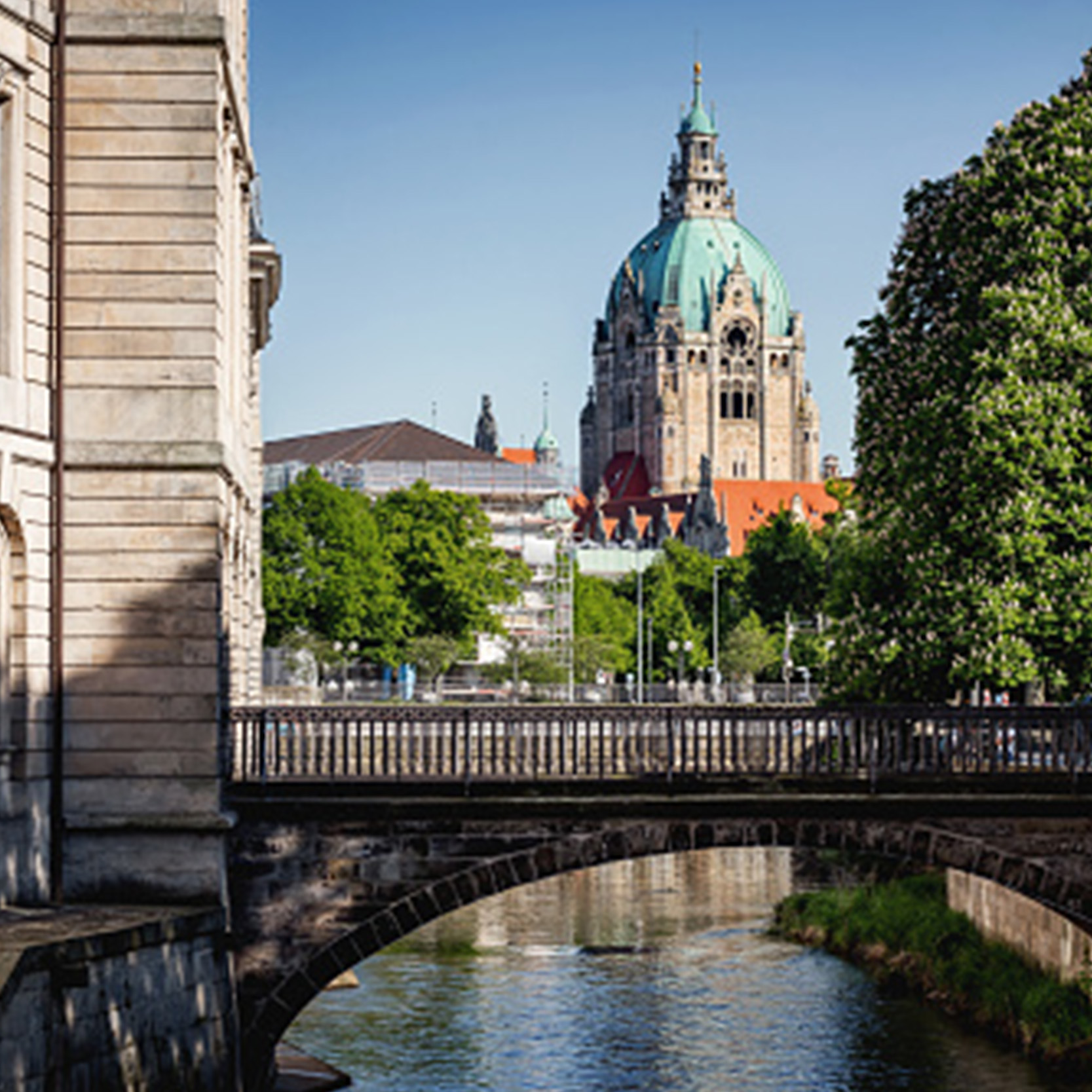 Niedersachsen Hannover © iStock Blick auf das Neue Rathaus Hannover